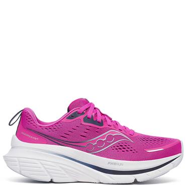 SAUCONY WOMENS POWER RUN LACE TRAINER - FUCHSIA